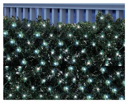 240 Λαμπάκια LED 2μ x 150εκ Φυσικό Λευκό τύπου Δίχτυ με Πράσινο Καλώδιο Eurolamp