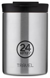 24Bottles Travel Tumbler Δοχείο Φαγητού Θερμός Inox Ασημί 350ml