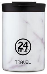 24Bottles Travel Tumbler Δοχείο Φαγητού Θερμός Inox Λευκό 350ml