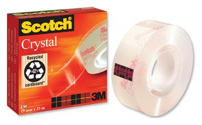 3M Σελοτέιπ Scotch Crystal 600 19mm x 33m