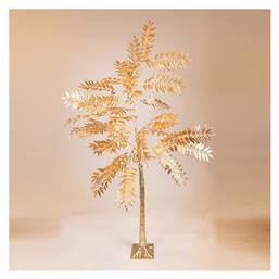 420041 Χρυσο Δεντρο Πλατυ Φυλλο 2,1m 4,5v Μετασχηματιστη 180 Θερμα Λευκα Mini Led Προεκταση Παροχης 3m Ip44