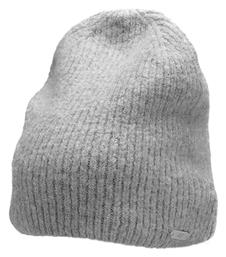 4F Beanie Ανδρικός Σκούφος με Rib Πλέξη σε Γκρι χρώμα από το MybrandShoes