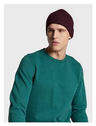 4F Beanie Ανδρικός Σκούφος Πλεκτός σε Μπορντό χρώμα από το MybrandShoes