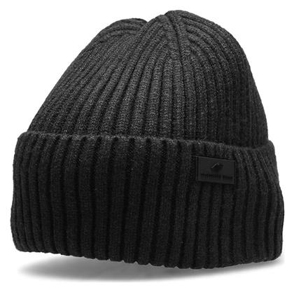 4F Beanie Ανδρικός Σκούφος Πλεκτός σε Γκρι χρώμα