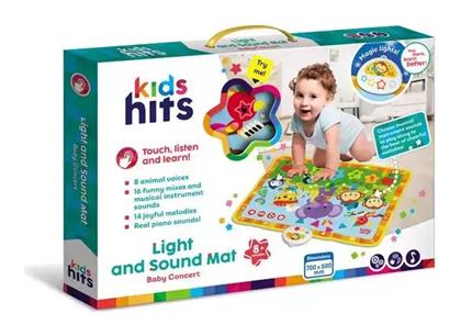 50/50 Games Χαλάκι Δραστηριοτήτων με Μουσική Πολύχρωμο για Νεογέννητα (MxΠxΥ) 38x26x4cm