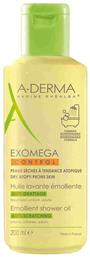 A-Derma Exomega Control Emollient Shower Oil Anti-Scratching Κατάλληλο για Ατοπική Επιδερμίδα 200ml