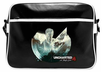 Abysse Uncharted 4 Adventure Vinyl Παιδική Τσάντα Ώμου Μαύρη