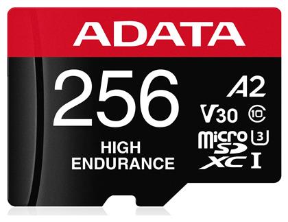 Adata High Endurance microSDXC 256GB Class 10 U3 V30 A2 UHS-I