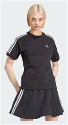 adidas 3-stripes T-Shirt Μαύρο