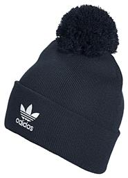 Adidas Adicolor Archive Bobble Beanie Γυναικείος Σκούφος Πλεκτός Collegiate Navy