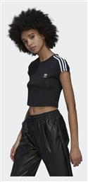 Adidas Adicolor Classics Κοντομάνικο Crop Top Μαύρο