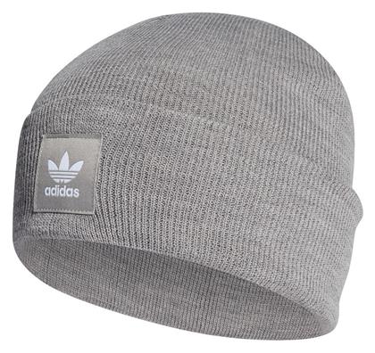 Adidas Adicolor Cuff Beanie Unisex Σκούφος Πλεκτός σε Γκρι χρώμα