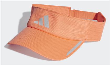 Adidas Aeroready Running Καπέλο Visor Πορτοκαλί Coral Fusion / Reflective Silver