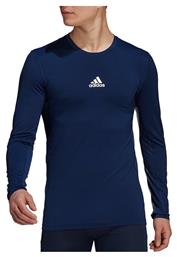 Adidas Ανδρική Ισοθερμική Μακρυμάνικη Μπλούζα Compression Μπλε