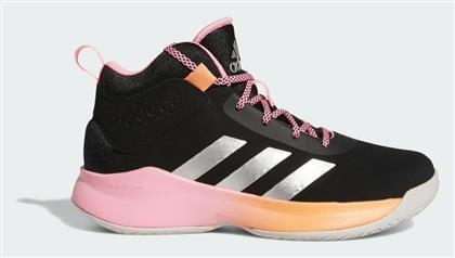 Adidas Αθλητικά Παιδικά Παπούτσια Μπάσκετ Cross Em Up 5 K Core Black / Silver Metallic / Beam Pink