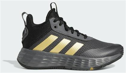 Adidas Αθλητικά Παιδικά Παπούτσια Μπάσκετ OwnTheGame 2.0 K Grey Five / Matte Gold / Core Black από το SportsFactory