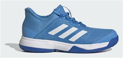 Adidas Αθλητικά Παιδικά Παπούτσια Τέννις Adizero Club Pulse Blue / Cloud White / Glow Blue από το E-tennis