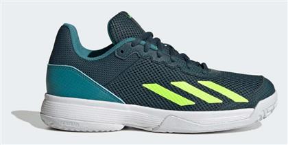 Adidas Αθλητικά Παιδικά Παπούτσια Τέννις Courtflash Arctic Night / Lucid Lemon / Arctic Fusion