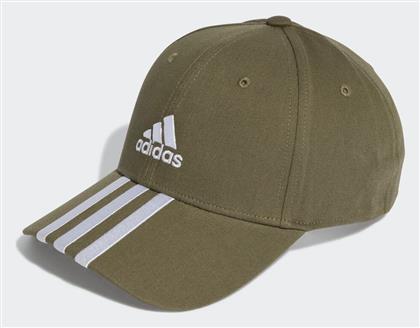 Adidas Baseball 3-Stripes Cotton Twill Baseball Ανδρικό Jockey Χακί από το Outletcenter