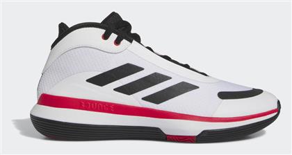 Adidas Bounce Legends Μπασκετικά Παπούτσια Λευκά