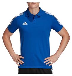 Adidas Condivo 20 Ανδρική Μπλούζα Polo Κοντομάνικη Μπλε