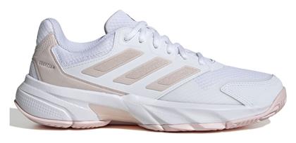 Adidas Courtjam Control 3 Γυναικεία Παπούτσια Τένις Λευκά