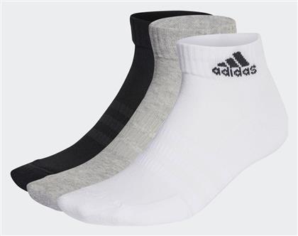 Adidas Cushioned Αθλητικές Κάλτσες Πολύχρωμες 3 Ζεύγη από το MybrandShoes