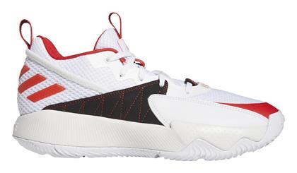 Adidas Dame Certified Χαμηλά Μπασκετικά Παπούτσια Cloud White / Vivid Red / Dash Grey από το Outletcenter