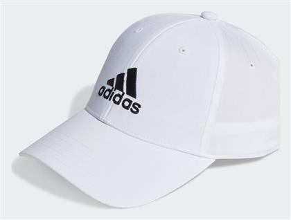 Adidas Embroidered Logo Lightweight Baseball Ανδρικό Jockey Λευκό από το Outletcenter