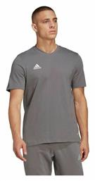 Adidas Entrada 22 Ανδρικό T-shirt Γκρι με Λογότυπο