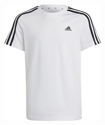 Adidas Essentials 3-Stripes Παιδικό T-shirt Λευκό από το Cosmossport