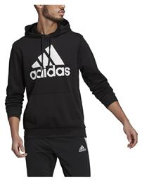 Adidas Essentials Ανδρικό Φούτερ με Κουκούλα και Τσέπες Μαύρο