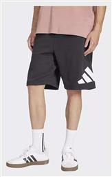 adidas Essentials Big Logo French Terry Ανδρική Βερμούδα Μαύρο
