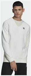 Adidas Essentials Trefoil Ανδρικό Φούτερ Fleece Λευκό