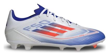 Adidas F50 League FG/MG Χαμηλά Ποδοσφαιρικά Παπούτσια με Τάπες Cloud White / Solar Red / Lucid Blue από το Siontis Athletics