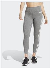 Adidas Γυναικείο Cropped Κολάν Ψηλόμεσο Γκρι