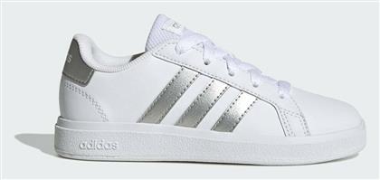 adidas Grand Court Παιδικά Sneakers Cloud White / Matte Silver