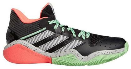 Adidas Harden Stepback Χαμηλά Μπασκετικά Παπούτσια Core Black / Grey Two / Glory Mint