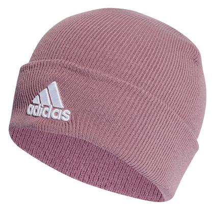 Adidas Logo Beanie Γυναικείος Σκούφος Πλεκτός σε Ροζ χρώμα από το Favela