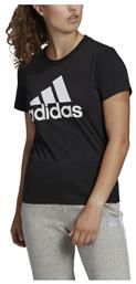 Adidas Loungewear Essentials Logo Γυναικείο Αθλητικό T-shirt Μαύρο