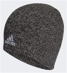 Adidas Mélange Beanie Unisex Σκούφος με Rib Πλέξη σε Μαύρο χρώμα από το MybrandShoes