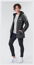 Adidas Μακρύ Γυναικείο Puffer Μπουφάν για Χειμώνα Μαύρο