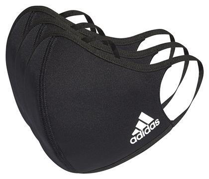 Adidas Μάσκα Προστασίας Υφασμάτινη XS/S σε Μαύρο χρώμα H13185 3τμχ