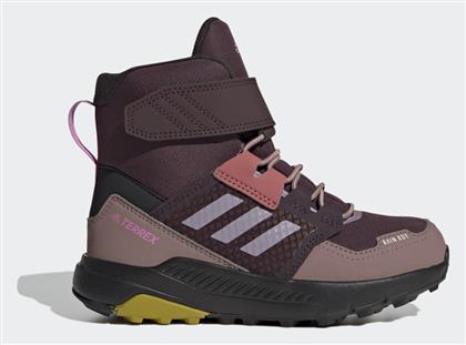 Adidas Παιδικά Μποτάκια Πεζοπορίας Terrex Trailmaker COLD.RDY Αδιάβροχα Shadow Maroon / Matt Purple Met. / Pulse Lilac