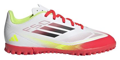 adidas Παιδικά Ποδοσφαιρικά Παπούτσια F50 Club Tf J με Σχάρα Λευκά