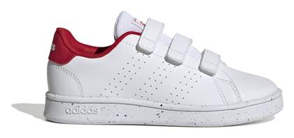 Adidas Παιδικά Sneakers Advantage Lifestyle Court Hook με Σκρατς Λευκά από το Modivo