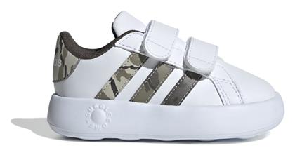 Adidas Παιδικά Sneakers Grand Court 2.0 Cf με Σκρατς Λευκά