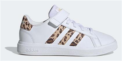 Adidas Παιδικά Sneakers Grand Court 2.0 El Λευκά