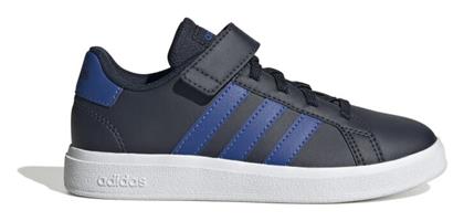 Adidas Παιδικά Sneakers Grand Court 2.0 με Σκρατς Μαύρα από το Dpam