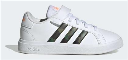 Adidas Παιδικά Sneakers Grand Court Cloud White / Screaming Orange από το Dpam